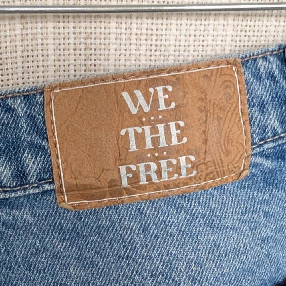 We The Free Light Blue High Rise Wide Leg Jeans - Picture 5 of 14